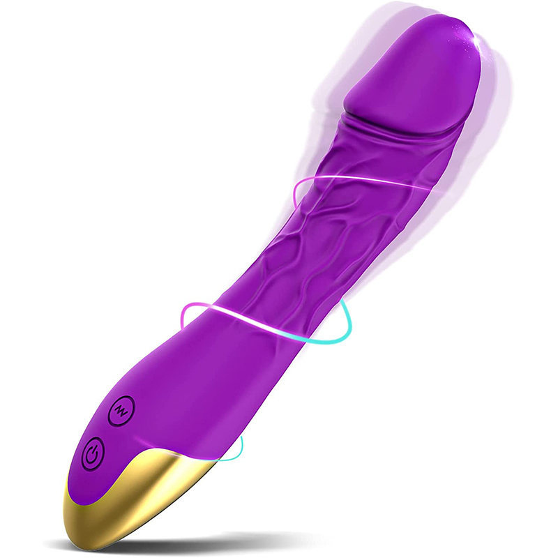 Dildos vibradores realistas de 2 cores para mulher silicone à prova d'água