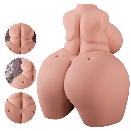 Brinquedo sexual masturbador masculino com bunda grande, brinquedo adulto, com bolso de meio corpo, bucetas bonecas