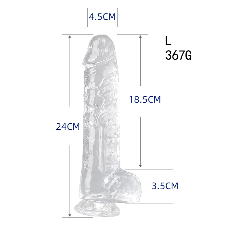 Dildos realistas transparentes enormes ventosa pênis realístico anal brinquedos sexuais para mulheres