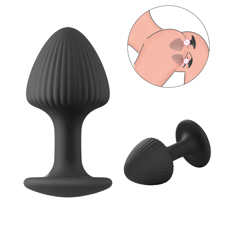 Plugue anal de silicone para homens mulheres