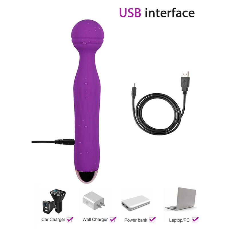 Vibrador de silicone à prova d'água